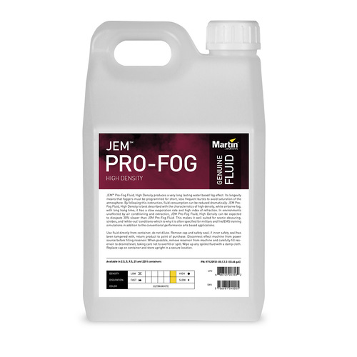 JEM Pro-Fog Fluid 2.5L